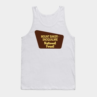 Mount Baker - Snoqualmie National Forest Tank Top